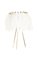 Feather Table Lamp in White by Young & Battaglia for Mineheart, 2018 1