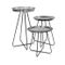 Tall New Casablanca Table in Silver by Young & Battaglia for Mineheart, 2018 2