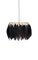 Lámpara colgante de plumas en negro de Young & Battaglia para Mineheart, Imagen 1