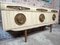 Credenza con maniglie in ottone, Italia, anni '50, Immagine 7