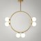 Circle Pendant with 6 Glass Spheres by Atelier Areti 1