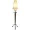 Wrought Iron Floor Lamp, 1940s, Image 1