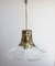 Lampada da soffitto in vetro di Murano di Carlo Nason per Mazzega, anni '60, Immagine 1