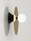 Disc & Sphere Asymmetrical Ceiling or Wall Light in Black by Atelier Areti 2