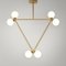 Lampe à Suspension Triangle à 6 Sphères en Verre par Atelier Areti 1