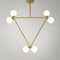 Triangle 6 Glass Spheres Pendant by Atelier Areti 1