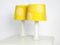 Large Glass Table Lamps by Östen Kristiansson & Uno Kristiansson for Luxus Vittsjö, 1960s, Set of 2 3