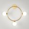 Circle 3 Glass Spheres Wall Light by Atelier Areti 1