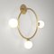 Circle 3 Glass Spheres Wall Light by Atelier Areti 3