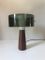 Scandinavian Table Lamp with Teak Base, 1960s 1