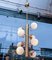 Lampe à Suspension en Laiton avec Globes en Albâtre & Quartz par Glustin Creation 5