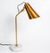 Elegant Desk Lamp with Marble Base and Coppered Brass Body from Glustin Luminaires 5