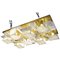 Brass and Alabaster Tiles Ceiling Lamp by Glustin Creation 1