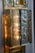 Brass and Murano Glass Panel Sconce by Glustin Creation 5