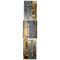 Brass and Murano Glass Panel Sconce by Glustin Creation 1