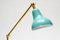 Italian Teal Cone Articulated Arm Desk Lamps by Glustin Creation, Set of 2, Image 5