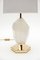 Brass and Diamond-Cut Resin Table Lamps by Glustin Creation, Set of 2 2