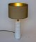 Alabaster and Brass Table Lamps with Multiple Lights by Glustin Creation, Set of 2 4