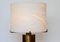 Brass Table Lamp with Alabaster Shade by Glustin Creation 6