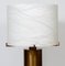 Brass Table Lamp with Alabaster Shade by Glustin Creation 3