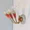French Wall Light with 3 Bulbs, 1950s, Image 7