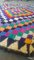 Alfombra vintage con cubos multicolor, Imagen 3