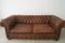 Chesterfield Leder 3-Sitzer Sofa, 1970er 4