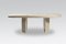 Stone Coffee Table with Brass and Metal Inlays, 1970s 2