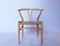 CH24 Y-Chairs in Beech by Hans J. Wegner for Carl Hansen & Søn, 1980s, Set of 2 2