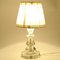 Crystal Glass Table Lamp, 1970s 2