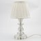 Crystal Glass Table Lamp, 1970s 1