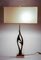 Vintage Sculptural Bronze Table Lamp Base by Willy Daro 9