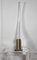 Lámpara de mesa Tusk grande de vidrio acrílico de Maison Jansen, años 70, Imagen 4