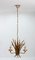 French Wheat Sheaf Pendant Lamp, 1970s 5