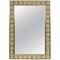 Vintage Murano Glass Mirror with Brass Frame, Image 1