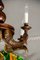 Lámpara de araña vintage de bronce, Imagen 3