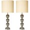 Vintage Space Age Table Lamps in Chrome, Set of 2 1