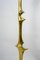 Tall Vintage Polished Bronze Floor Lamp by Willy Daro 3