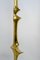 Tall Vintage Polished Bronze Floor Lamp by Willy Daro 5