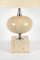 Travertine Table Lamp by Maison Barbier, 1970s 2