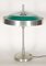 Glass & Steel Table Lamp, 1960s, Image 2