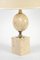 Travertine Table Lamp by Maison Barbier, 1970s, Image 5