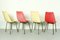 Fiberglass Dining Chairs from KVZ Semily, 1950s, Set of 4 3