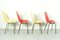 Fiberglass Dining Chairs from KVZ Semily, 1950s, Set of 4 2