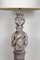 Französische Queen Tischlampe aus Keramik von André Marchal, 1950er 3