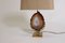 Vintage Brass Table Lamp with Agate 3