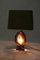 Vintage Brass Table Lamp with Agate 7