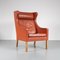 Mid-Century Danish Wingback Chair by Børge Mogensen for Fredericia, 1960s 6