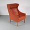 Mid-Century Danish Wingback Chair by Børge Mogensen for Fredericia, 1960s, Image 2