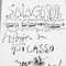 Vintage Lithographic "Pinturas de Picasso" Poster by Pablo Picasso, 1960, Image 7